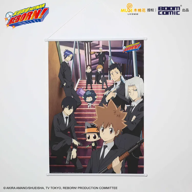 暴蒙正版 家庭教师HITMAN REBORN! 挂画 泽田纲吉 官谷周边