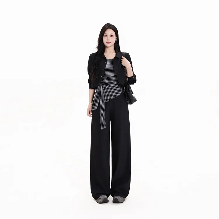 【街拍私服】蛋妹观与大码女装微胖mm显瘦秋套装DM32749/DM32750