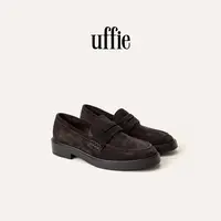 UFFIE于绘 厚底绒面乐福鞋