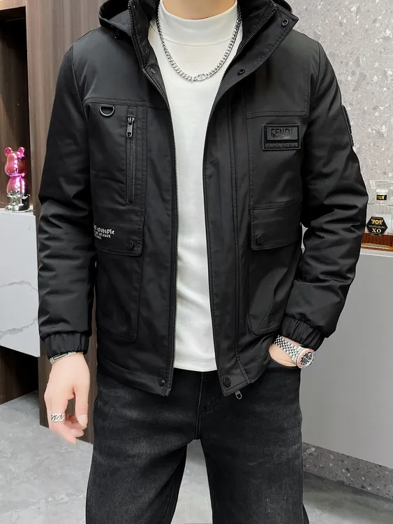 【SITEWEIE】2025欧货新国标90白鸭绒内充羽绒服男装牛津面料5636