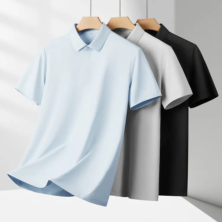 鸟系平替轻运动POLO衫男短袖夏季速干接触凉感短袖弹力针织保罗衫