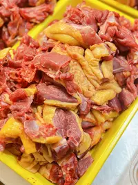 【富皓生鲜】散养1年左右老麻鸭 半只鸭肉剁块 到手净重2斤左右