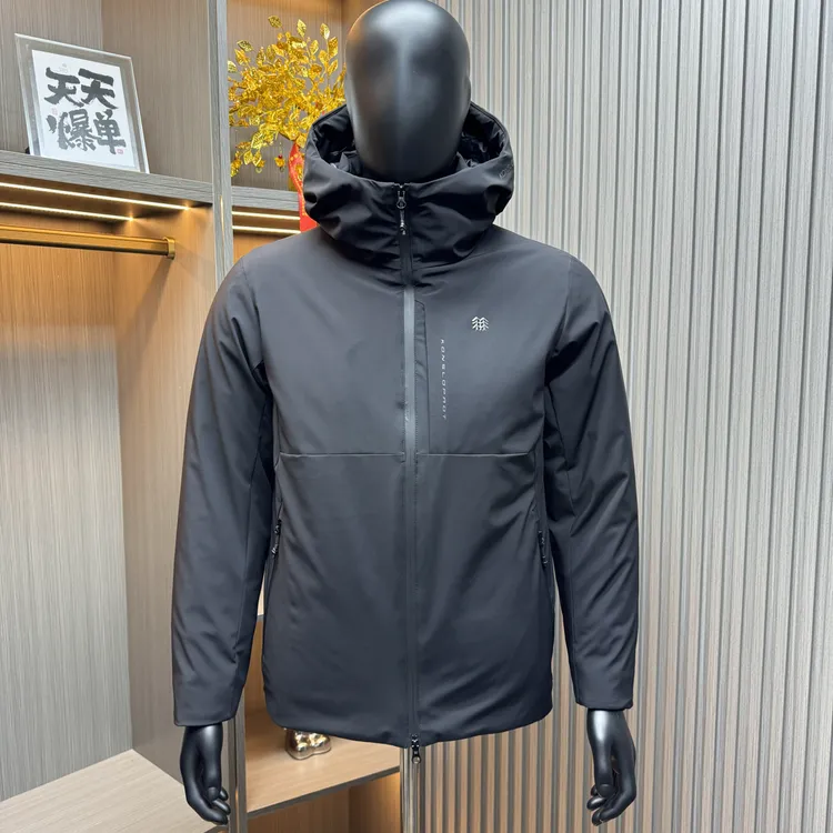 男士冬季防风加厚保暖羽绒服时尚百搭户外冲锋衣