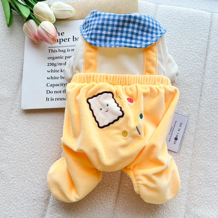 狗狗衣服秋冬宠物四脚冬衣泰迪博美比熊贵宾小型幼犬约克夏保暖装