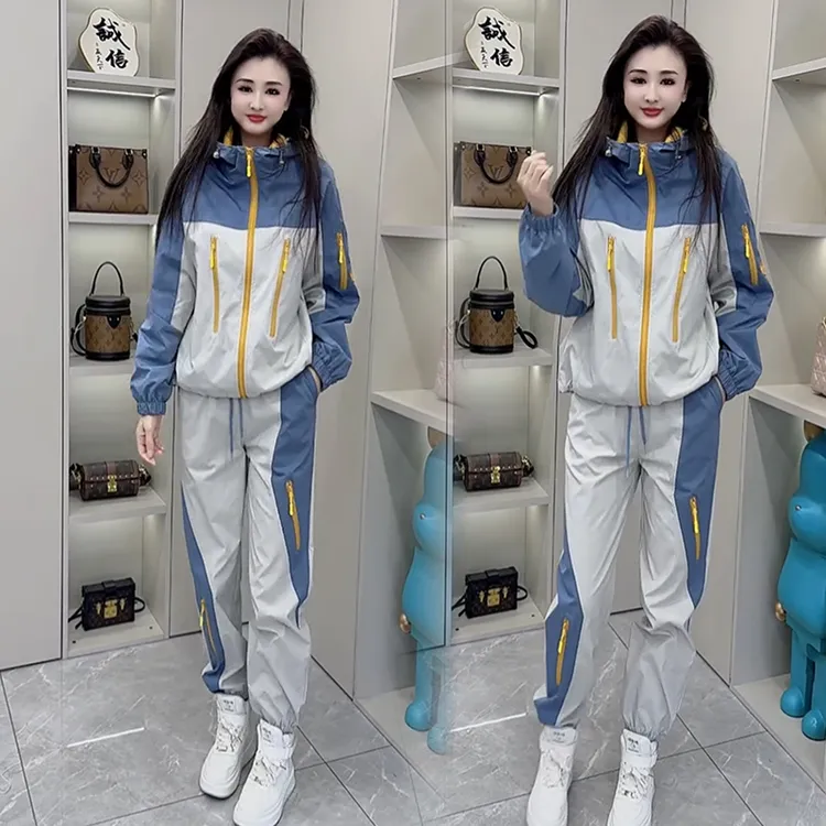 2025春季新款时尚套装女宽松大码气质显瘦网红高档洋气高级两件套