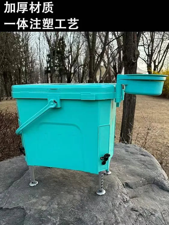 多功能钓鱼野钓桶新款26升便携可坐钓箱钓鱼箱硬壳加厚活鱼桶