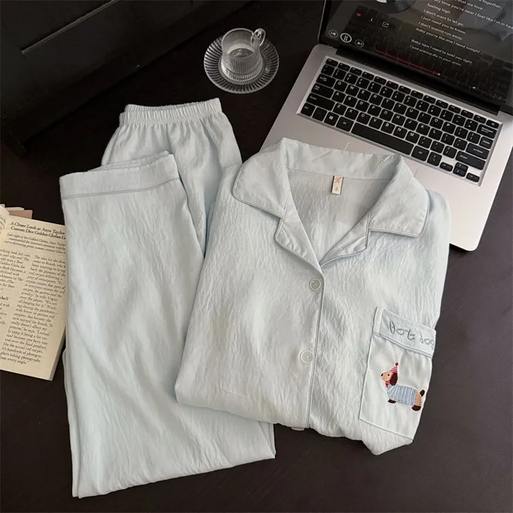 【VAZSLVE/全新奢品】捡漏秋季云朵棉长袖睡衣女士家居服套装WBKS35