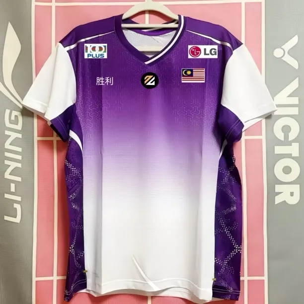 李梓嘉同款男士羽毛球训练服速干透气无袖男女定制羽毛球大赛服