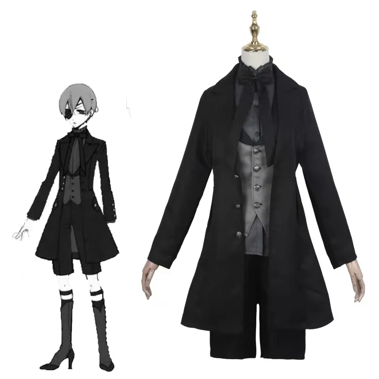 黑执事 夏尔赛巴斯常服恶魔服制服cosply服装男动漫服装热销