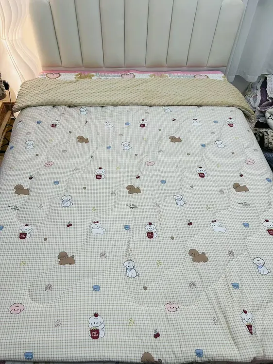 秋冬针织豆豆被【尺寸5公分误差】