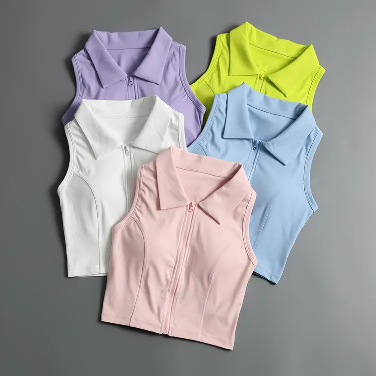 运动内衣女夏跑步训练防震专业前拉链瑜伽背心健身速干遮副乳文胸