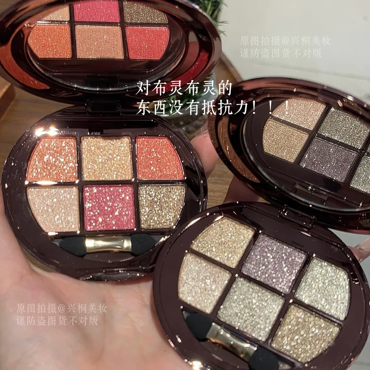 千禧六色盘！维妮小熊温柔氛围感六色爆闪土豆泥细腻好上色新手