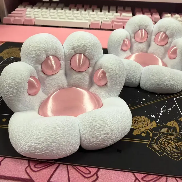 3d打印猫爪手机支架ipad支架可爱少女摆件学生宿舍床头追剧耐用L