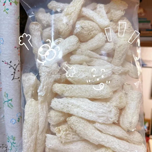 农家无硫竹荪纯杆子 纯柴火烘干