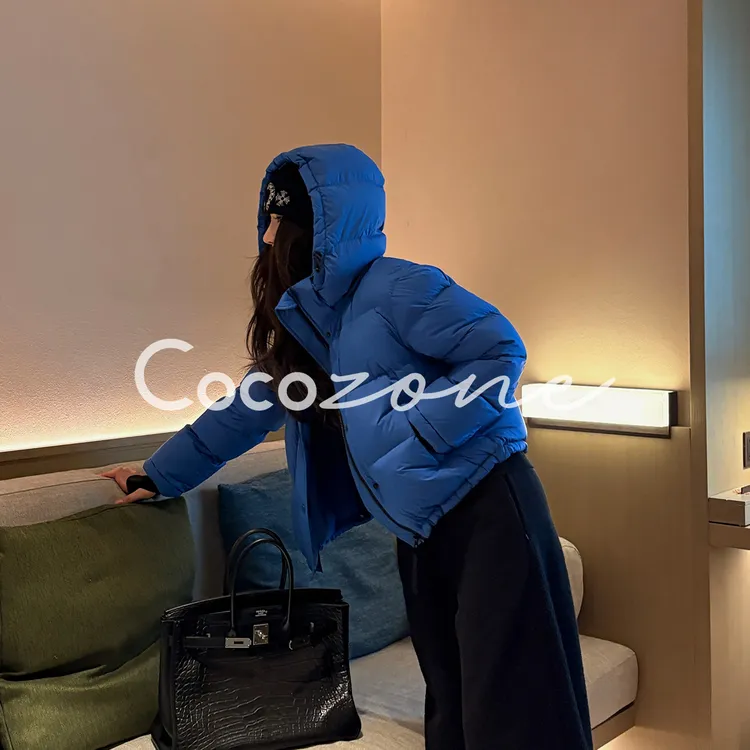 COCO ZONE刘 一一 “冬日限定”95白鹅绒连帽拉链鹅绒服CD2A3194