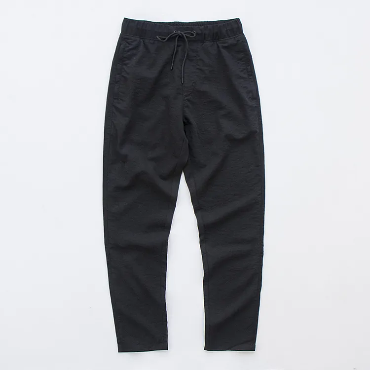 殿若冰丝裤子男夏季薄款休闲裤直筒宽松透气速干运动长裤弹力潮流