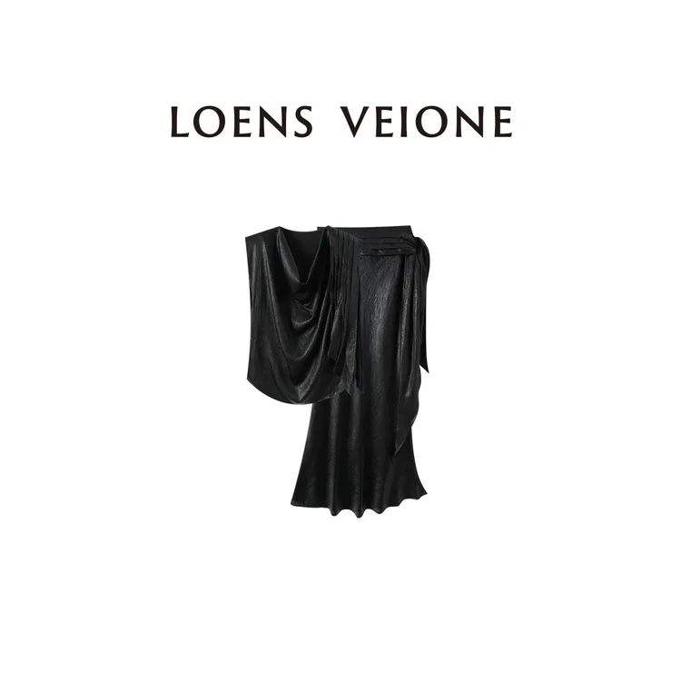 LOENS VEIONE/罗拉 夏季薄款轻奢气质名媛款套装25CVBD0133N