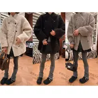 XMM【百分百绵羊毛外套】真毛不建议机洗时尚百搭潮流冬季保暖H2555