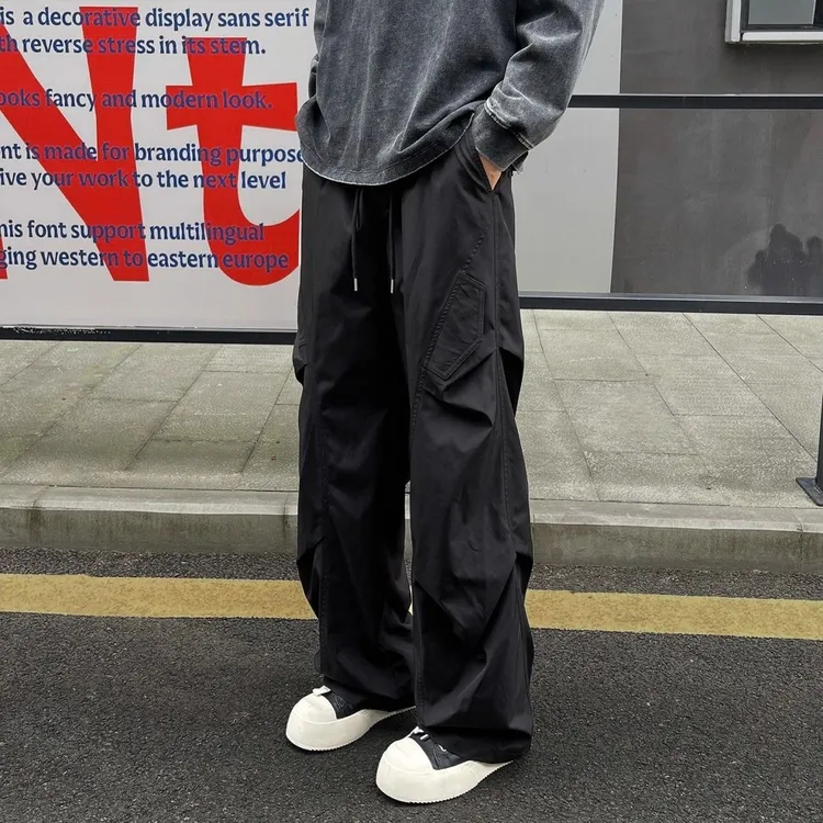 男生裤子夏季薄款速干机能休闲裤运动透气穿搭百搭男款裤子工装裤