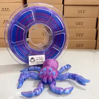 【余兄弟】PLA惊奇幽兰 珠光彩虹渐变 3D打印耗材批发1kG