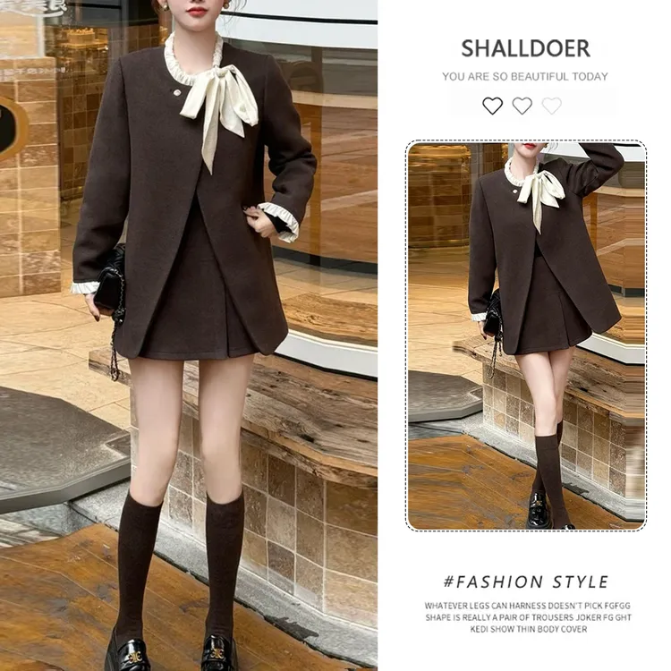 2025慵懒风秋季长袖外套休闲裤女款时尚套装时髦潮流