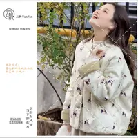 云帆【熊猫两面穿棉服】填充新疆棉花！纯苎麻印花冬季加厚棉服！