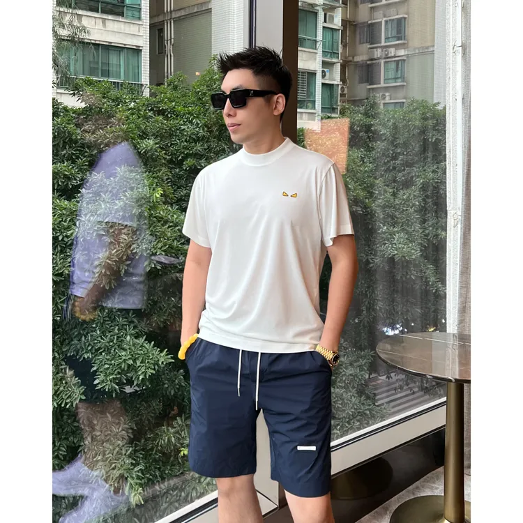 【小怪兽桑蚕丝】夏日超薄冰感100支细腻弹性桑蚕丝短袖T恤WYG9810