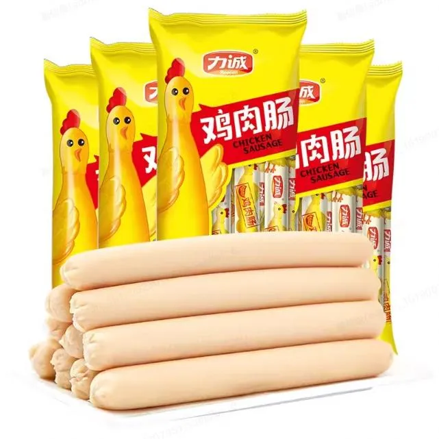 力诚鸡肉火腿肠烧烤肠麻辣烫馋嘴即食香肠泡面