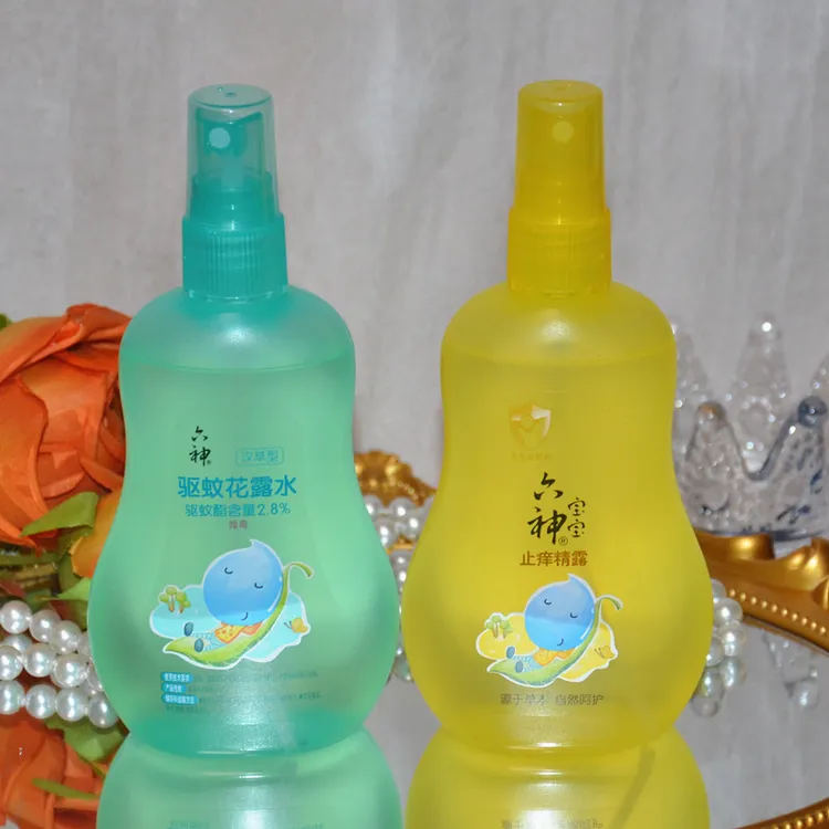 六神宝宝驱蚊汉草型160ml花露水喷雾款精露止痒防蚊虫便携装
