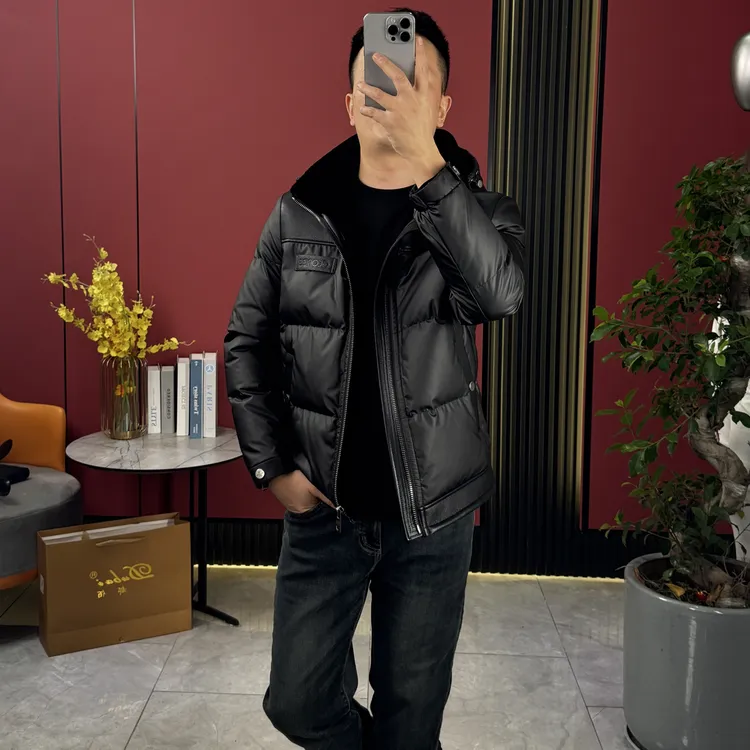 Dubai都佰 25 轻奢款 高克重鹅绒拼皮毛鹅绒服685111