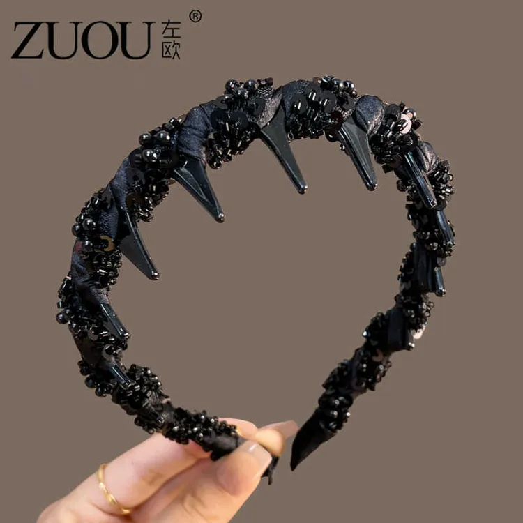 巴黎王妃发箍高颅顶女款带齿头箍高级感时尚洋气发卡2025新款头饰