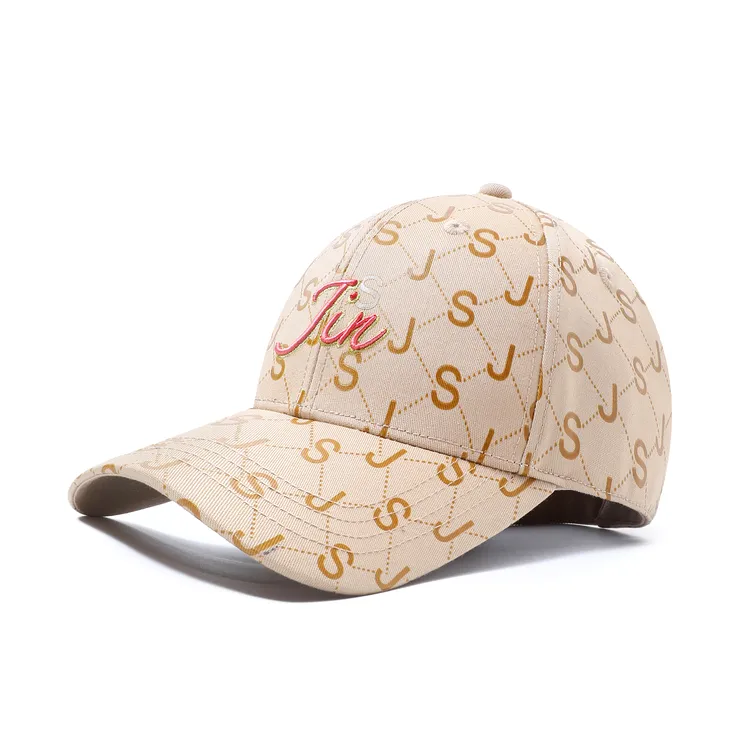 金冠森新品刺绣国风时尚精致女神显脸棒球帽小休闲百搭潮流气质款