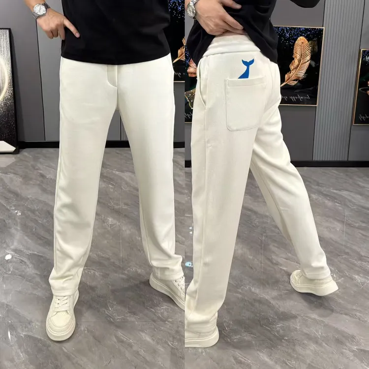 男裤秋冬新款休闲裤男款高级感厚款直筒裤时尚网红裤子男款秋冬款