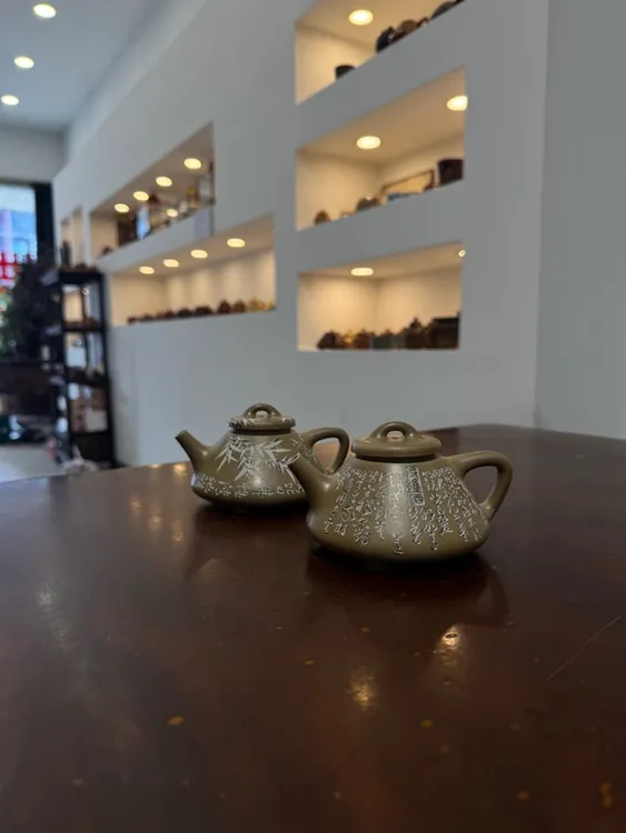 全手工子冶石瓢经典传统工艺之作 素心轩主打产品