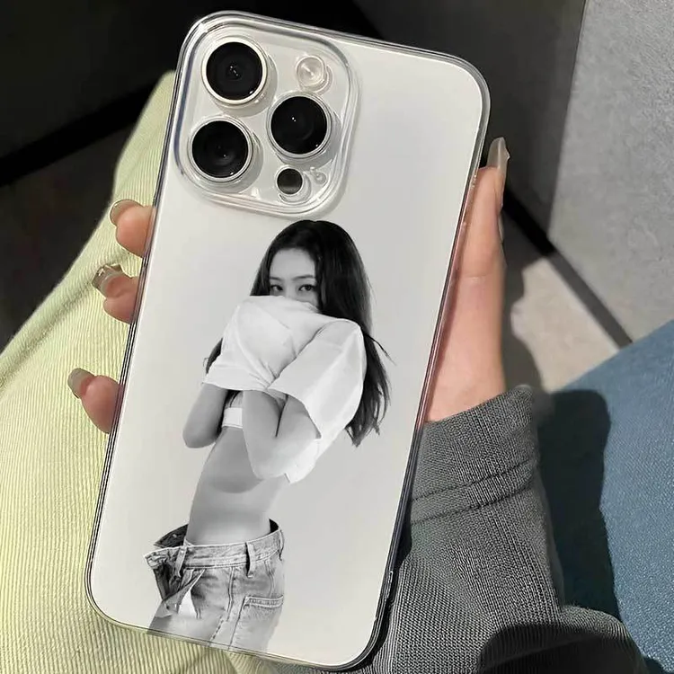 韩版简约jennie手机壳适用红米iQOO小米真我vivo荣耀苹果OPPO华为