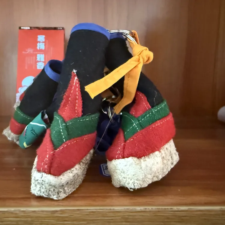 藏靴子钥匙扣（9cm*5cm）氆氇