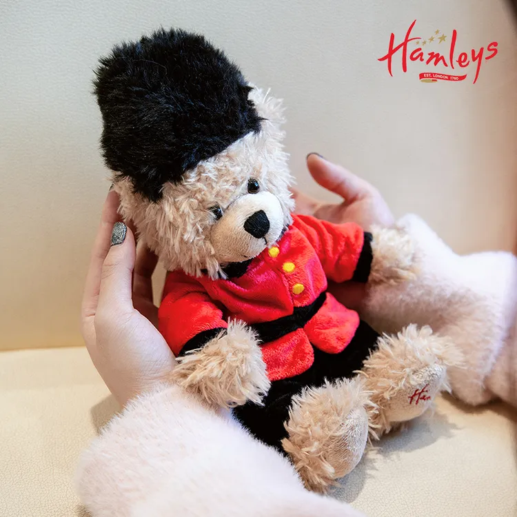 哈姆雷斯Hamleys英国卫兵熊宝可爱熊熊毛绒玩偶男女生日礼物玩具