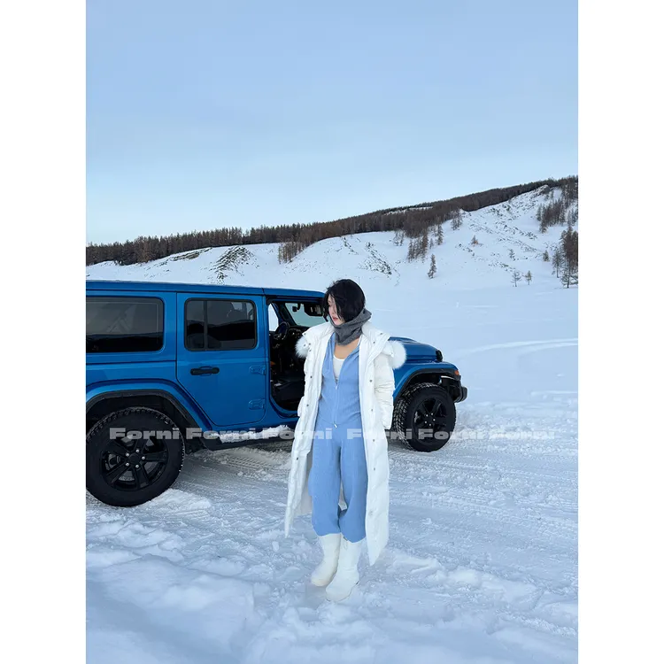 FORNI 散步套装 胶囊系列轻休闲羊毛连帽开衫长裤针织套装