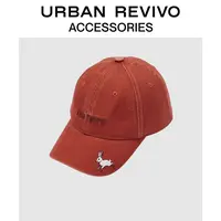 URBAN REVIVO2025秋季新款女士休闲兔子刺绣棒球帽UAYA50296