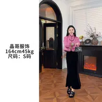 现货【云貂锦时】新中式气质网红轻奢秋冬时尚复古棉衣