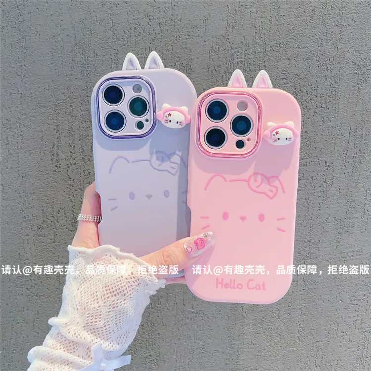 金属小胖妹适用苹果17/iPhone/华为荣耀/VIVO/OPPO/小米手机壳潮