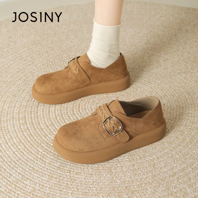 卓诗尼英伦风勃肯鞋女2025秋季新款爆款不累脚休闲鞋复古百搭女鞋