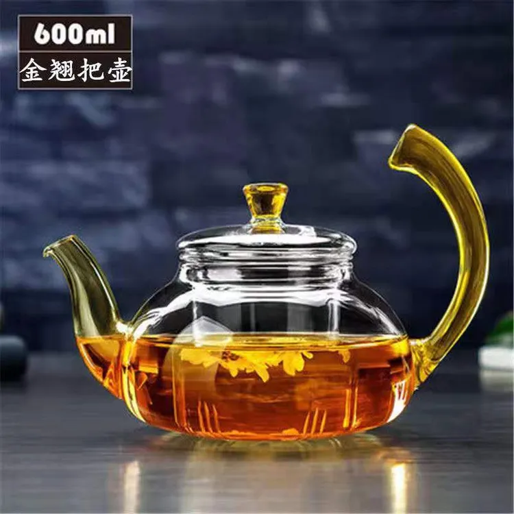透明耐热玻璃泡茶壶水壶过滤耐热花茶壶家用创意新品茶具