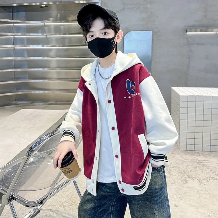 儿童装男童秋装外套2025新款春秋款中大童痞帅秋季男孩洋气棒球服