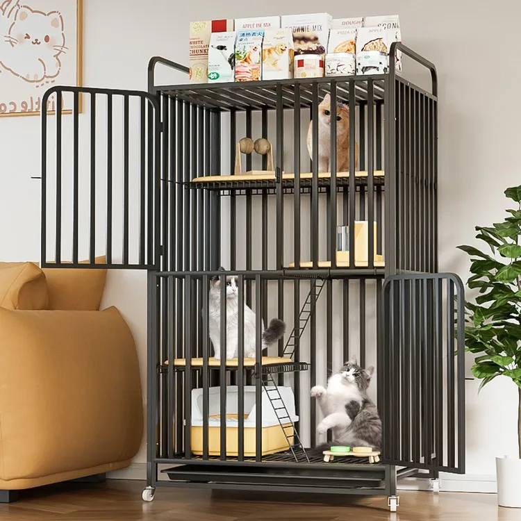 猫笼子超大自由空间家用室内猫别墅加粗加固养猫专用带厕所猫咪屋