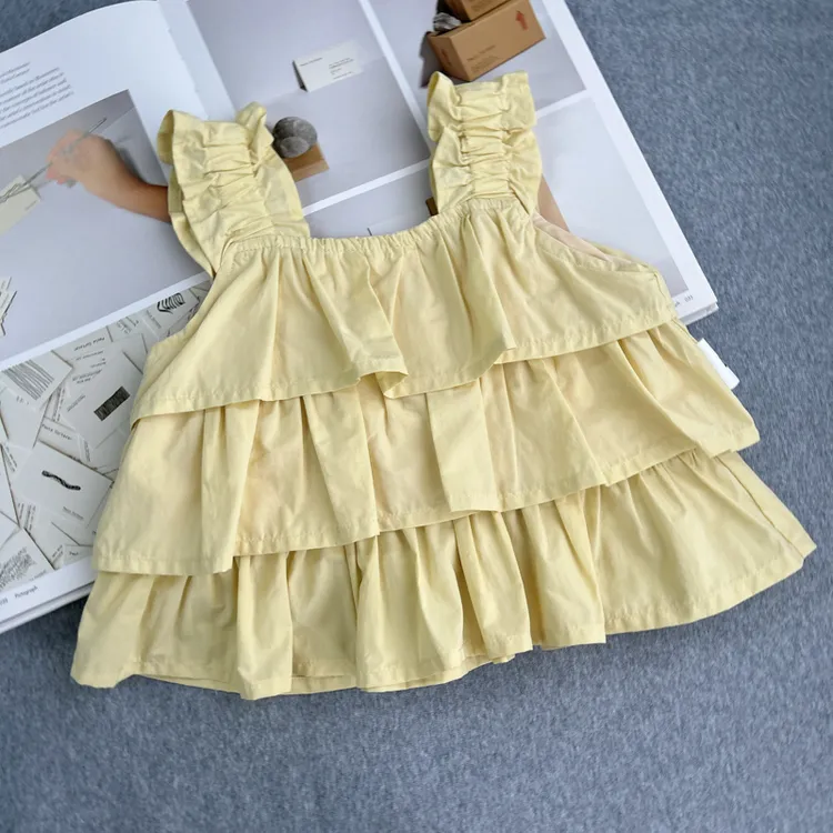 【无袖背心裙 小乐妈咪】女童连衣裙儿童背心裙公主裙女宝宝裙子E9