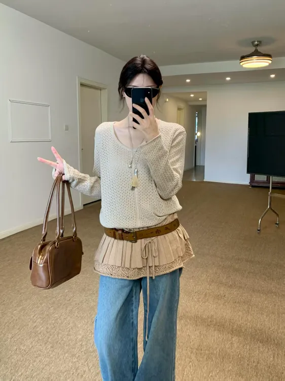 韩系白色风衣外套女2025春秋新款小个子英伦风大衣超好看休闲高级