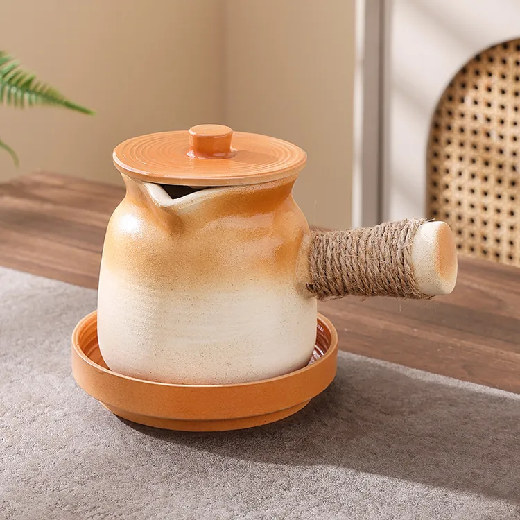 新款围炉煮茶烤奶茶壶罐罐茶炉茶具罐罐烤奶围炉茶壶煮奶茶陶罐