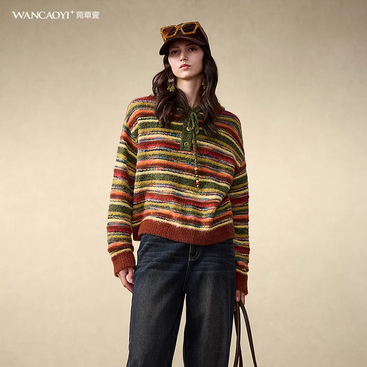 【商场同款】菀草壹2025冬季新款毛针织衫G06532551