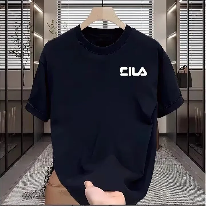 新款短袖t恤男夏季韩版潮流简约半袖上衣港风宽松休闲潮牌体恤衫